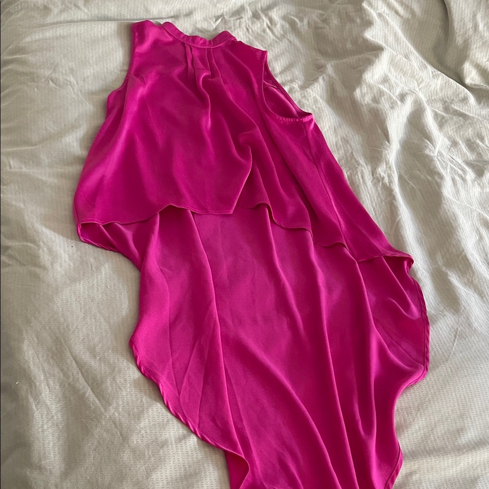Elegant Pink Sleeveless Top